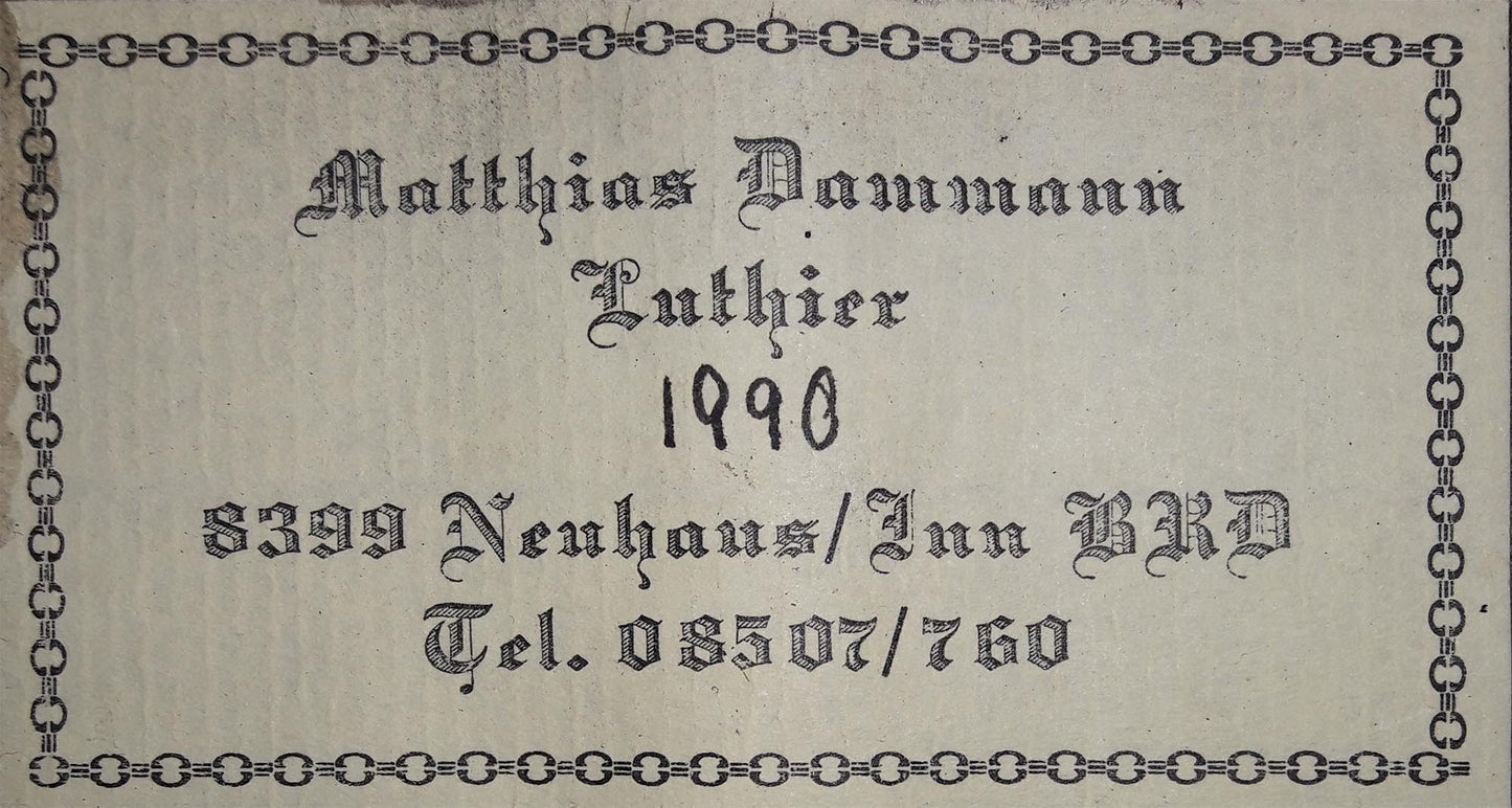 Matthias Dammann - Doubletop 1990
