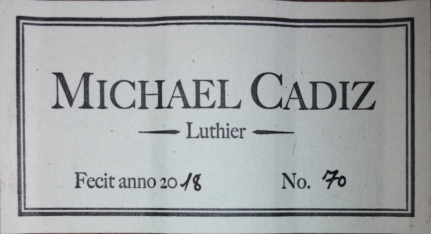 Michael Cadiz - 2018