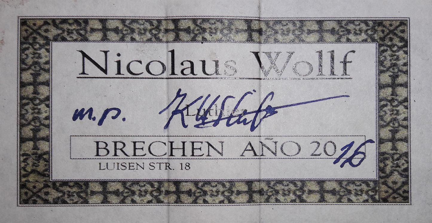 Nicolaus Wollf  - 2016