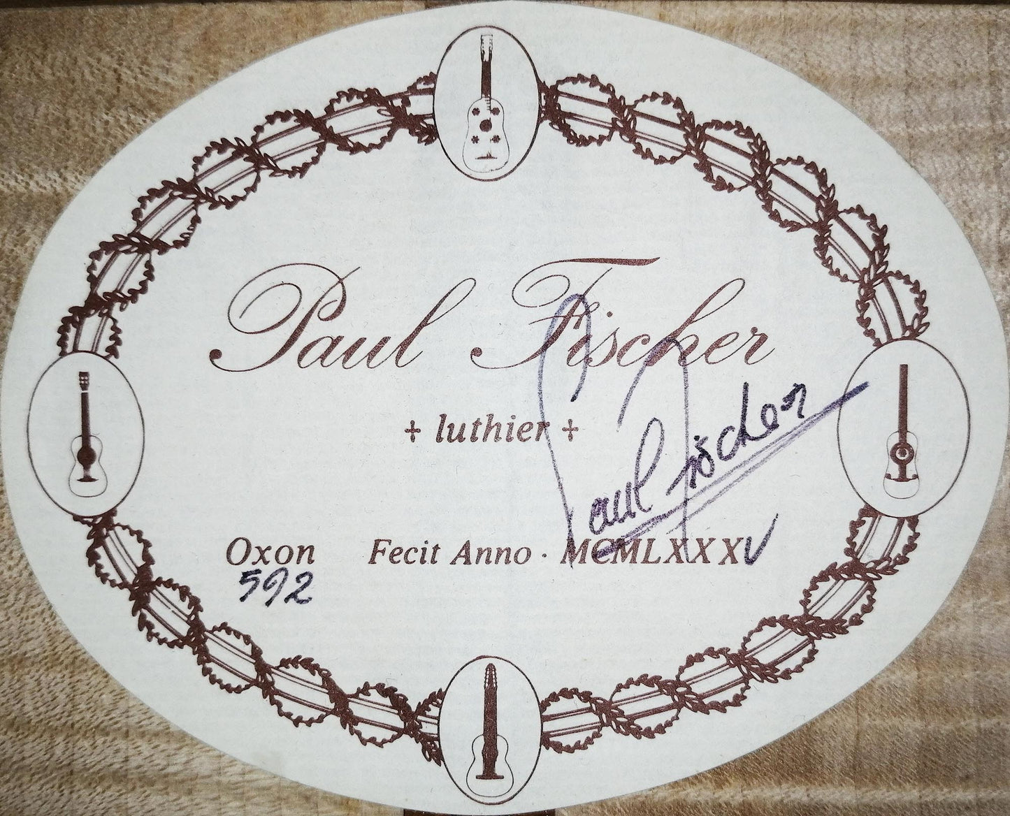 Paul Fischer - 1985 "Panormo 7 Strings"