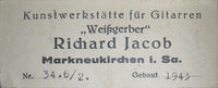 Richard Jacob Weissgerber - 1943 ex. Siegfried Behrend