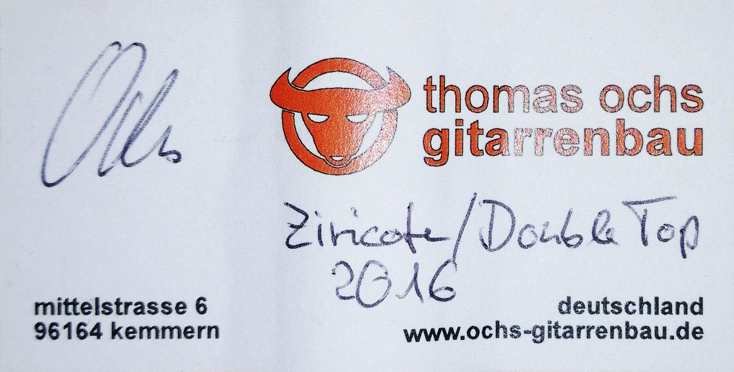 Thomas Ochs - 2016 Doubletop CF
