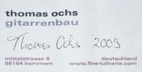 Thomas Ochs - 2009