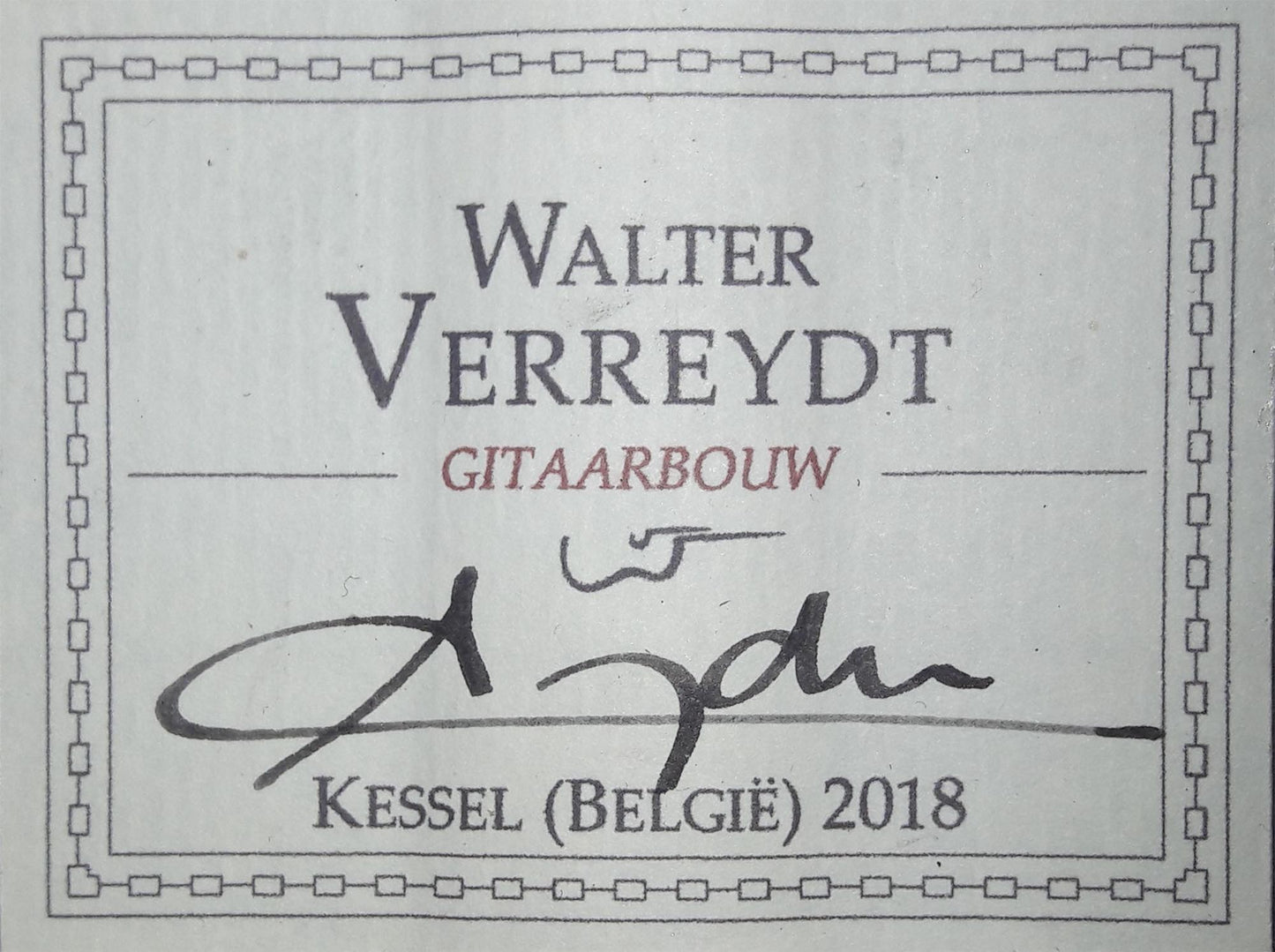 Walter Verreydt - 2018