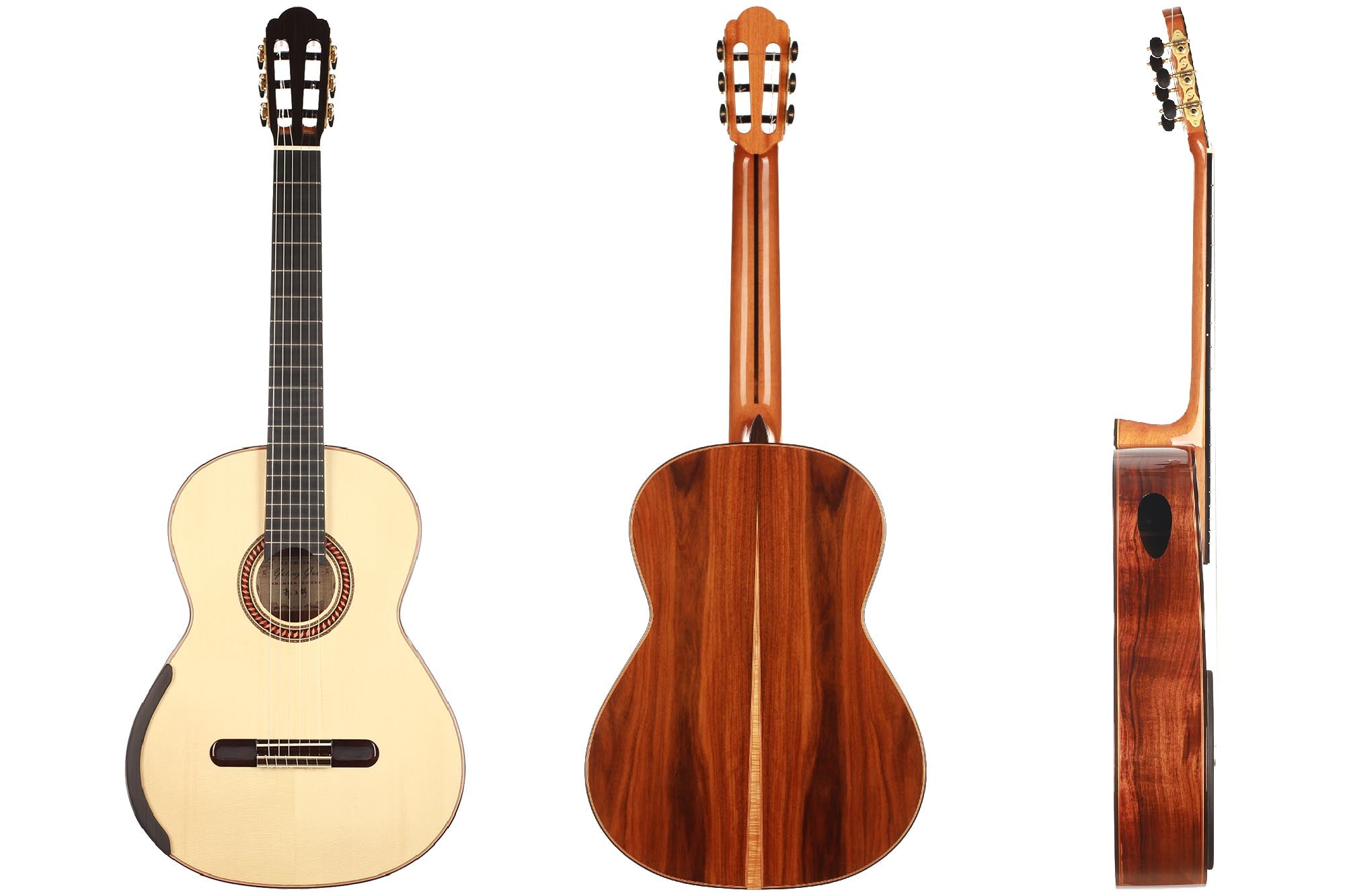 Yulong Guo - Chamber Concert Doubletop Spruce – Siccas Guitars