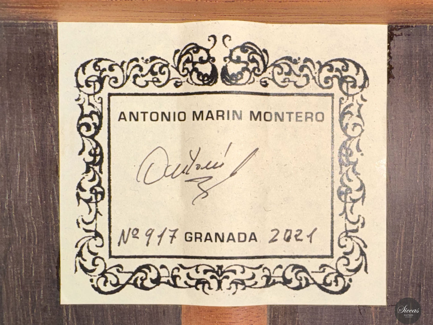 Antonio Marin Montero - 2021 - “Premium” No. 917