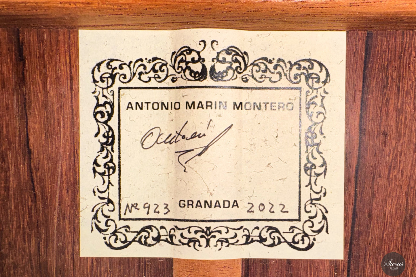 Antonio Marin Montero - 2022 No. 923