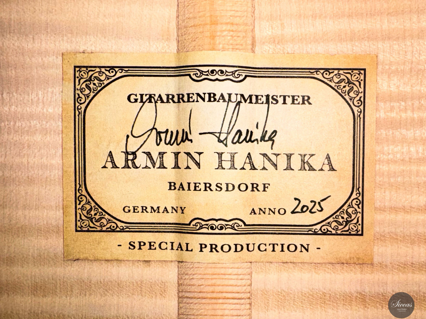 Armin Hanika - HE-Torres Custom Spruce/Maple