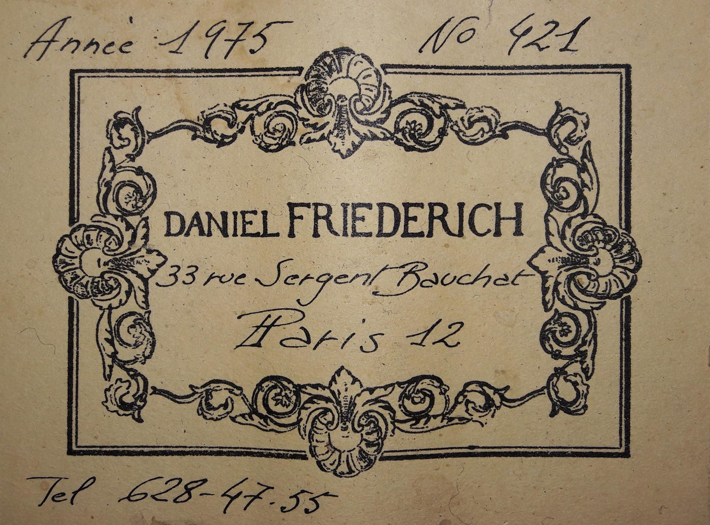 Daniel Friederich - 1975