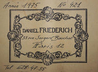 Daniel Friederich - 1975