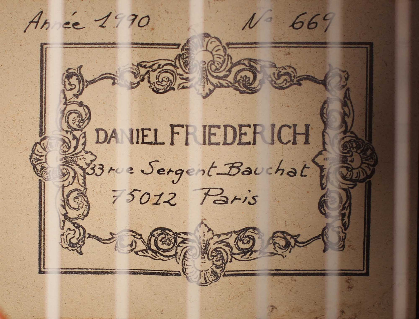 Daniel Friederich - 1990