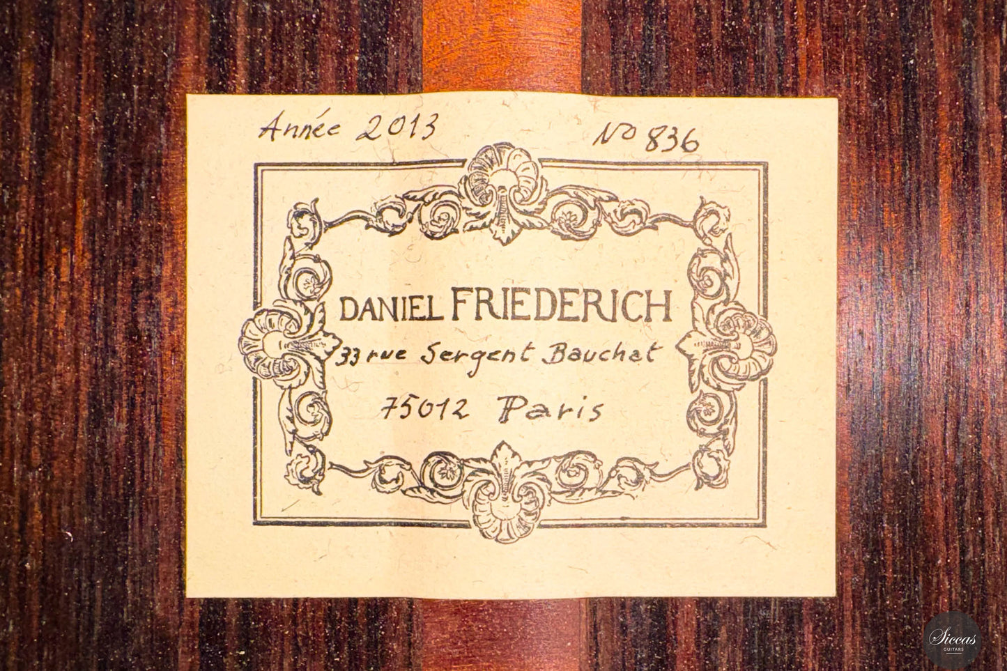Daniel Friederich - 2013 No. 836