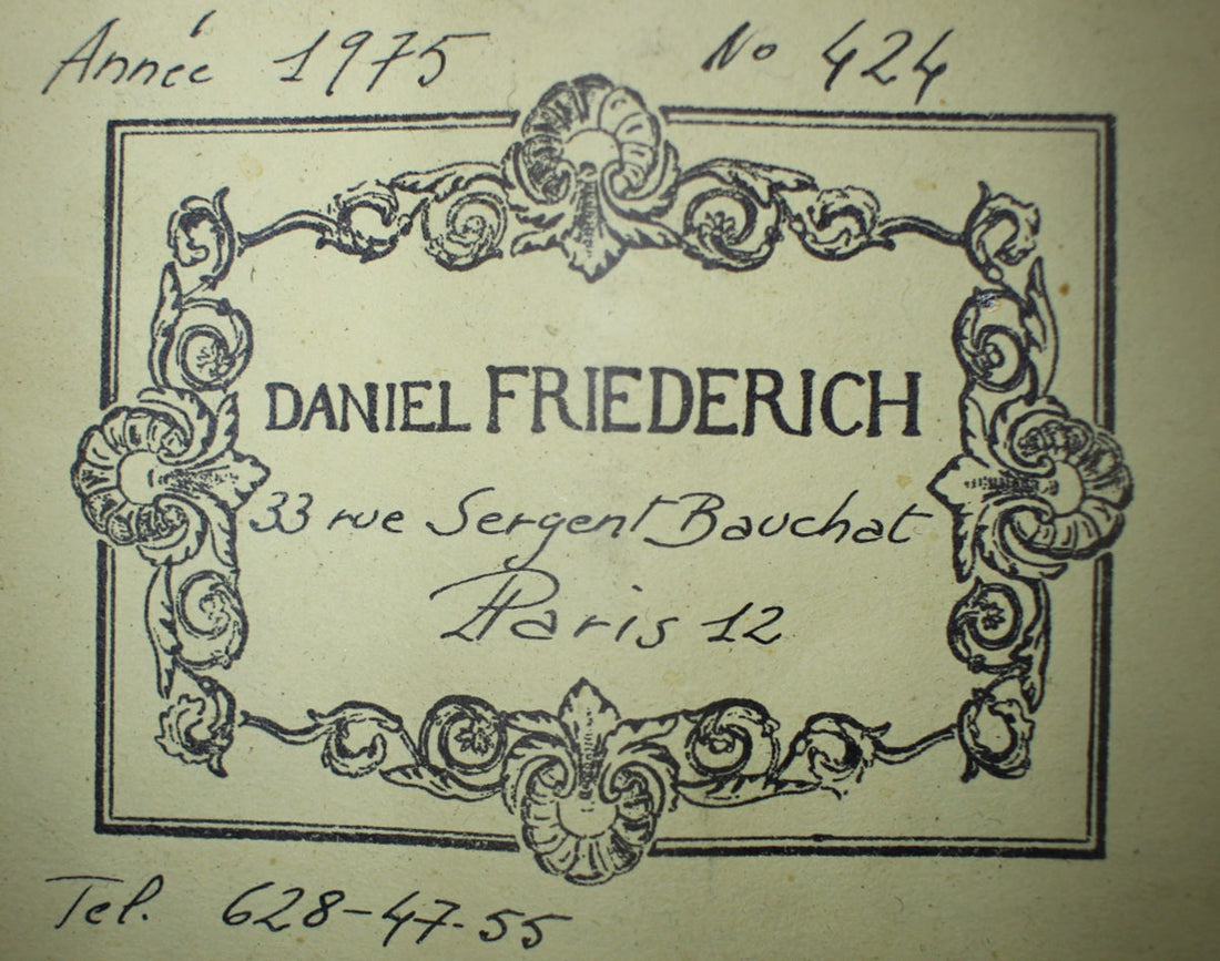 Daniel Friederich - 1975 Ex Ragossnig