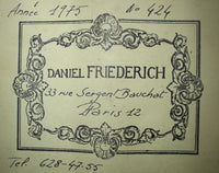 Daniel Friederich - 1975 Ex Ragossnig