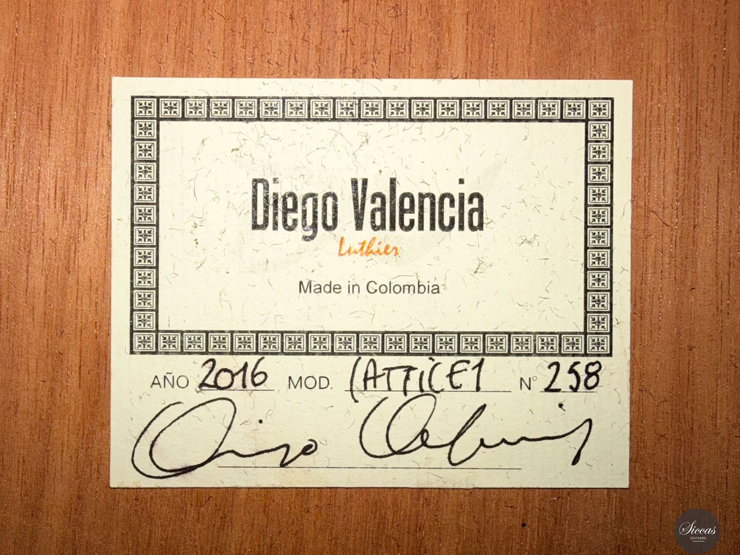 Diego Valencia - 2016 No.258 Lattice