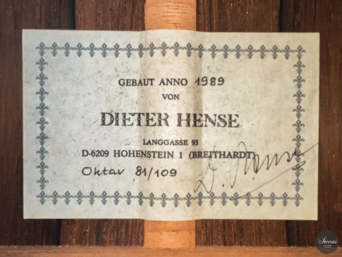 Dieter Hense - 1989 "Oktav " 81/109 39 cm