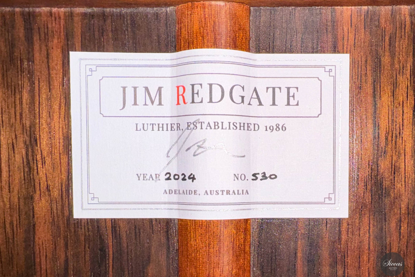 Jim Redgate - 2024 No. 530 "Ana Vidovic" Lattice