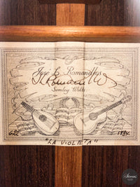 José Luis Romanillos - 1984 La Violeta