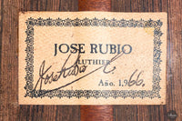Jose Rubio - 1966 from Russel Cleveland Collection