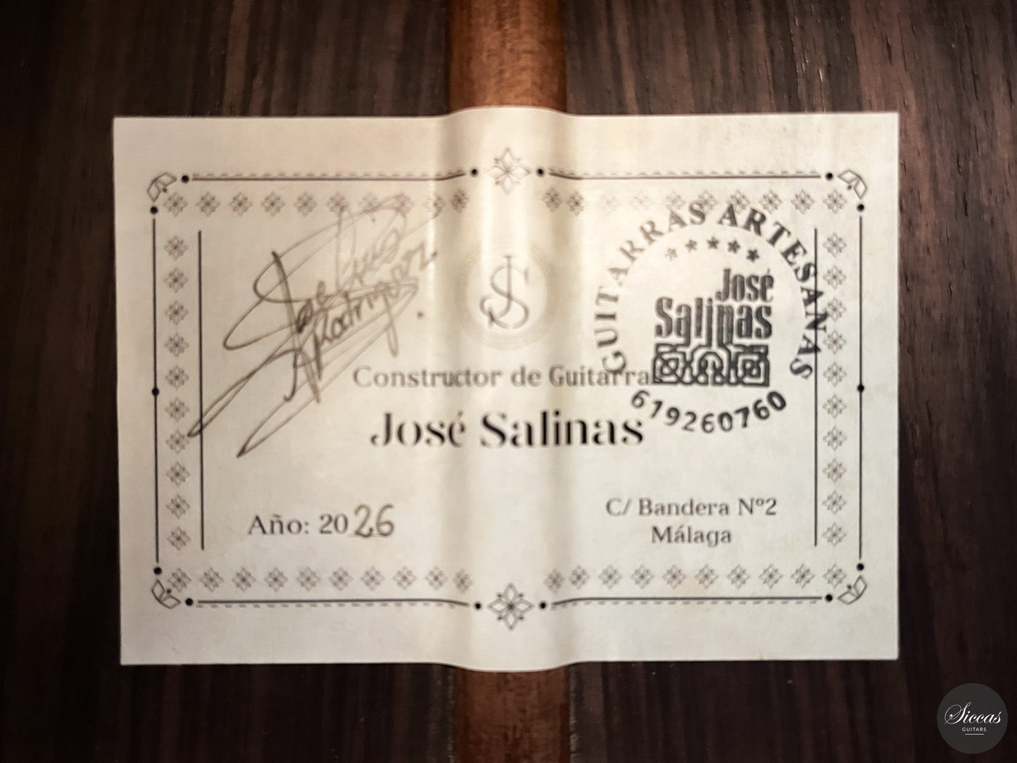 José Salinas - 2026 Cedar 64 cm