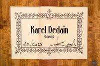 Karel Dedain - 2024 - Arias - Certificate thumbnail