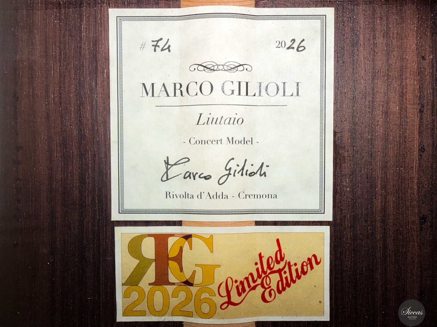 Marco Gilioli - 2026 Lattice REG No.74
