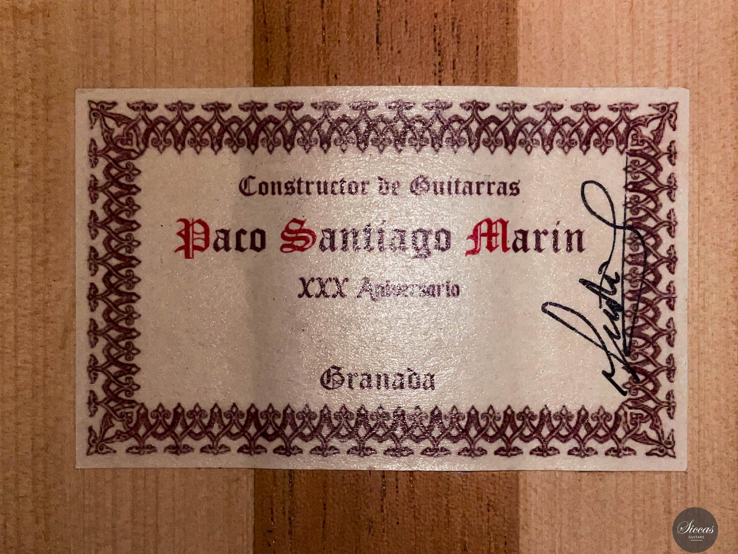 Paco Santiago Marin - 2023 XXX Anniversario Cypress
