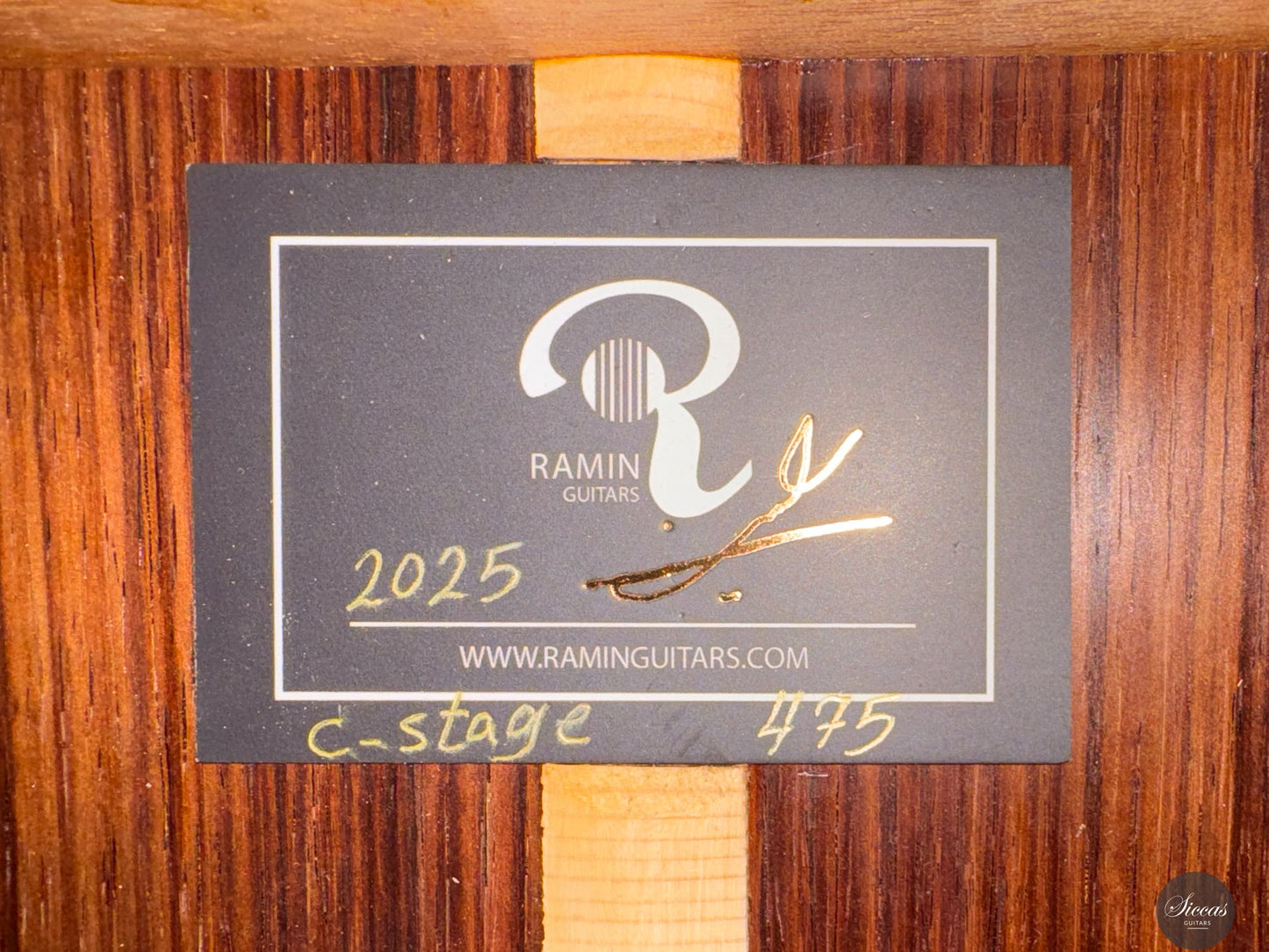 Ramin Fallah - 2025 - Spruce/Amazon rosewood C-Stage No.475