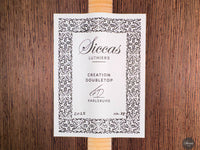 Siccas Luthiers - Creation Doubletop Cedar 64 cm
