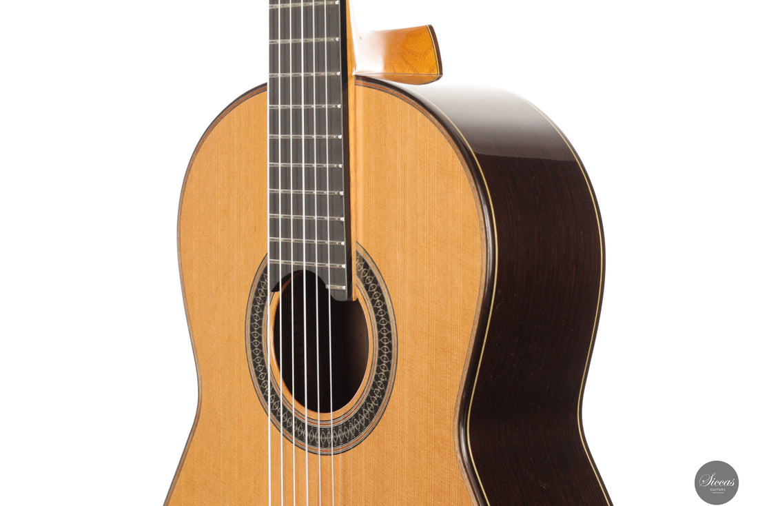 Siccas Luthiers - Creation Doubletop Cedar - Front view