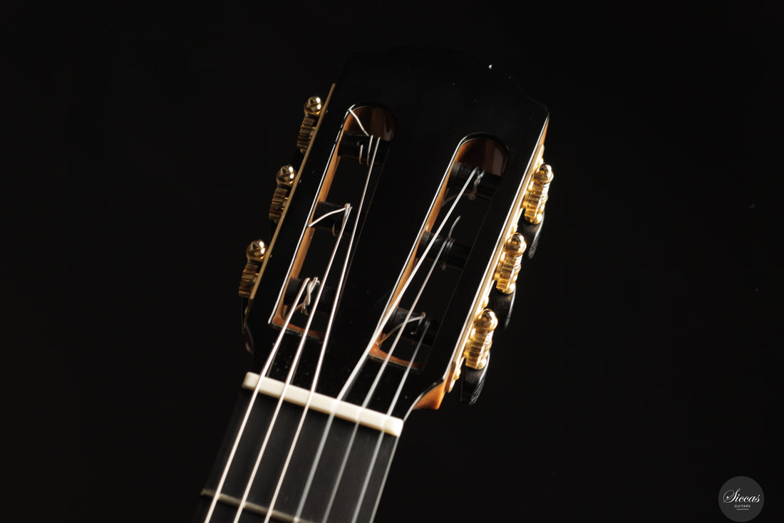 Siccas Luthiers - Creation Doubletop Cedar 63 cm - Neck and tuner