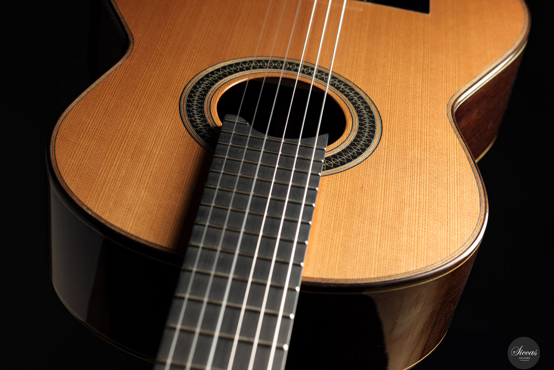 Siccas Luthiers - Creation Doubletop Cedar 64 cm - Front view
