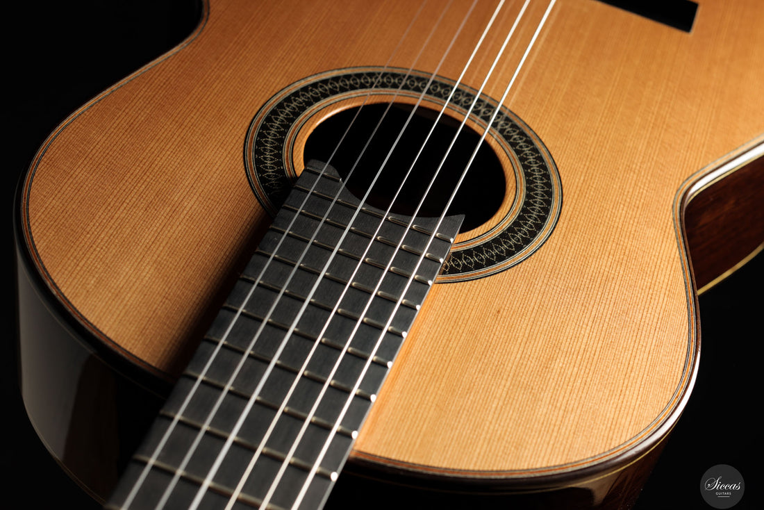 Siccas Luthiers - Creation Doubletop Cedar 63 cm - Front view