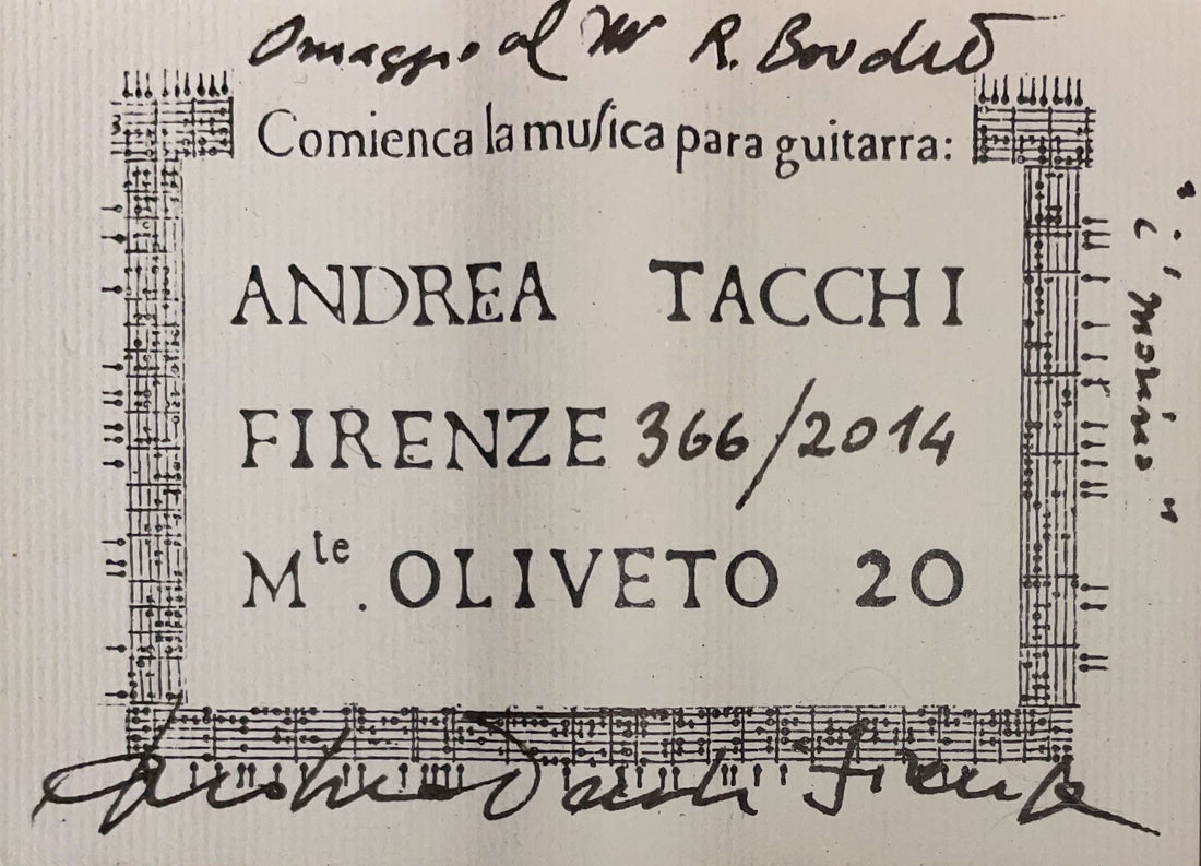 Andrea Tacchi - 2014 "Omaggio a R. Bouchet" No. 366