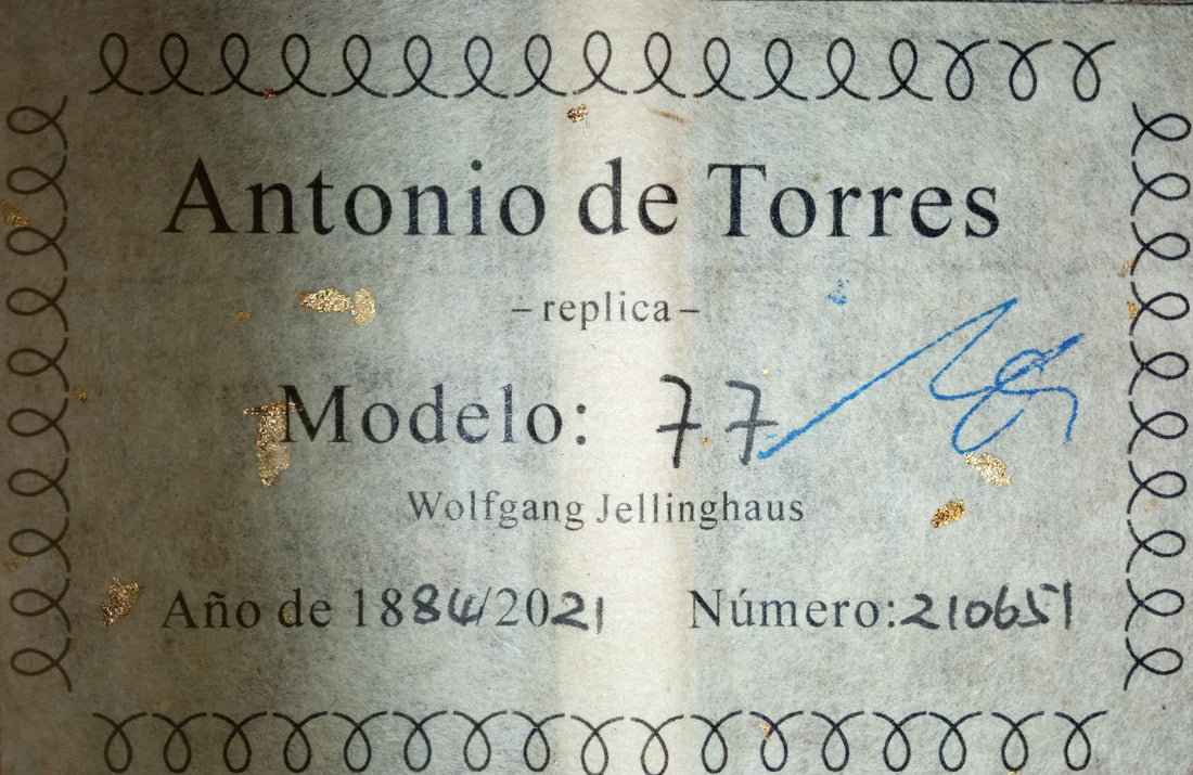 Wolfgang Jellinghaus - "Torres 77" Spruce/Pao Ferro Antique