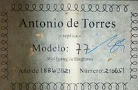 Wolfgang Jellinghaus - "Torres 77" Spruce/Pao Ferro Antique