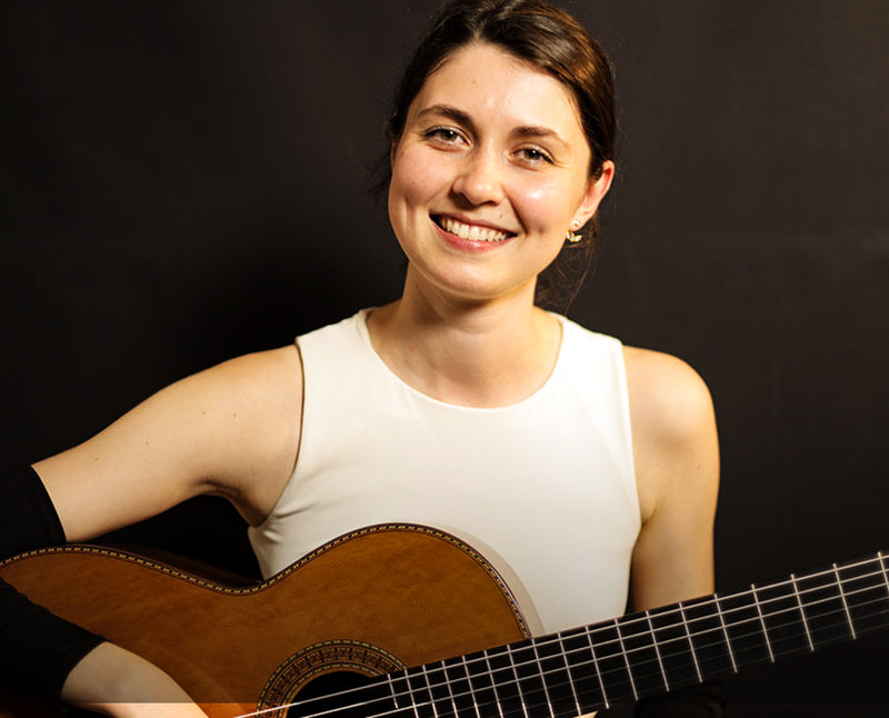 Valeria Galimova at Siccas Guitars