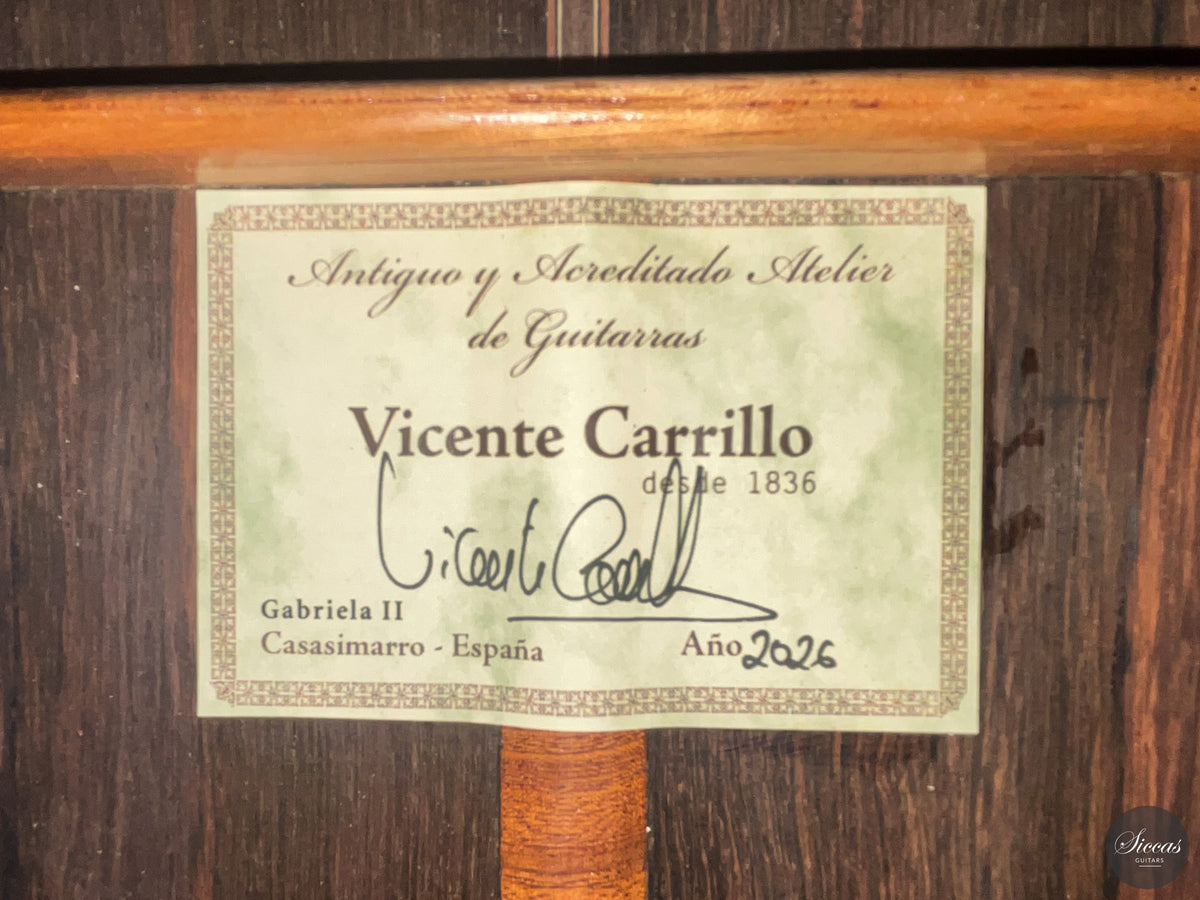 Vicente Carrillo - 2026 Gabriela II - Cedar 64 cm